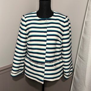 Talbots Stripped Blazer